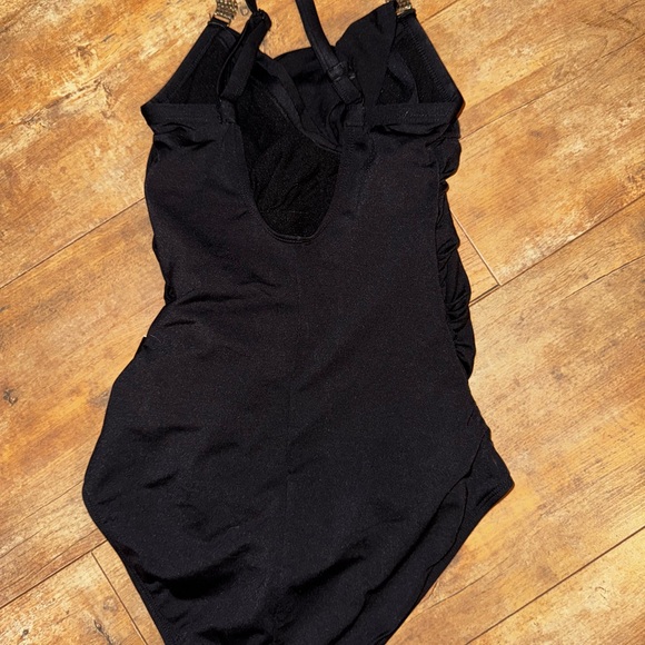 Newport News Black One Piece Swimsuit - Picture 7 of 7